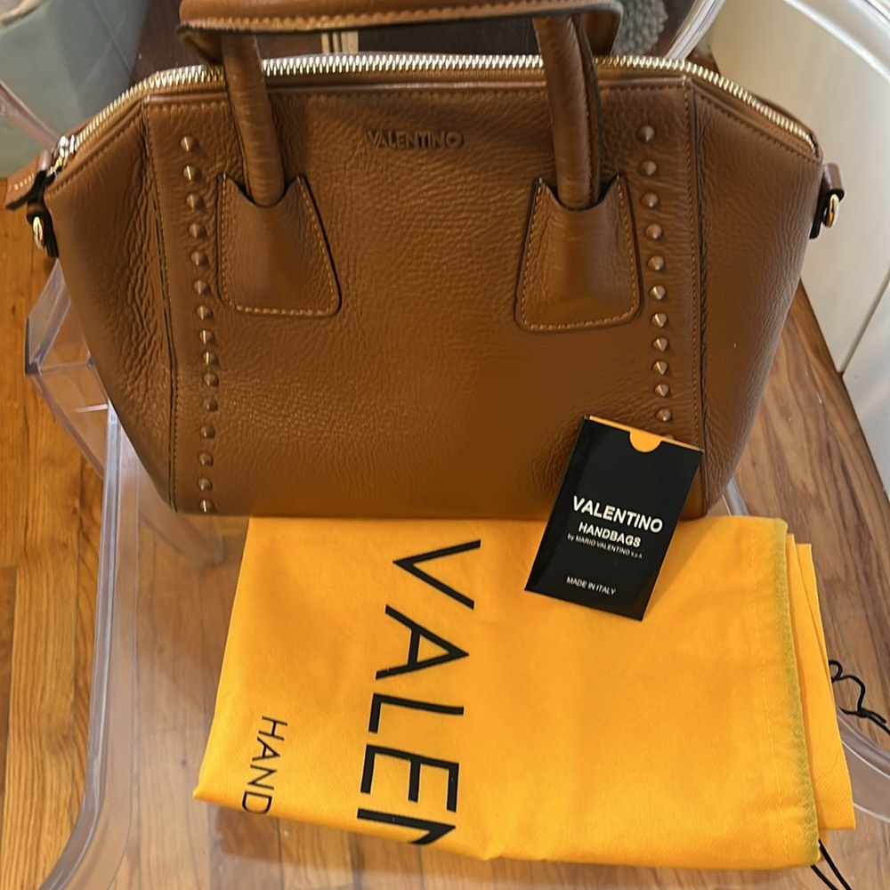 Valentino Brown Leather Women's Bag